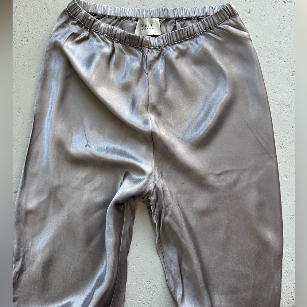 Dissh Satin Bias Cut Pants